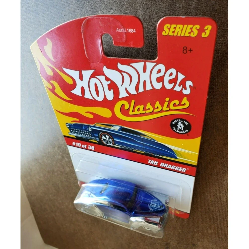 2007 Hot Wheels TAIL DRAGGER CLASSICS SERIES 3 19/30 1:64 Spectraflame BLUE VAR